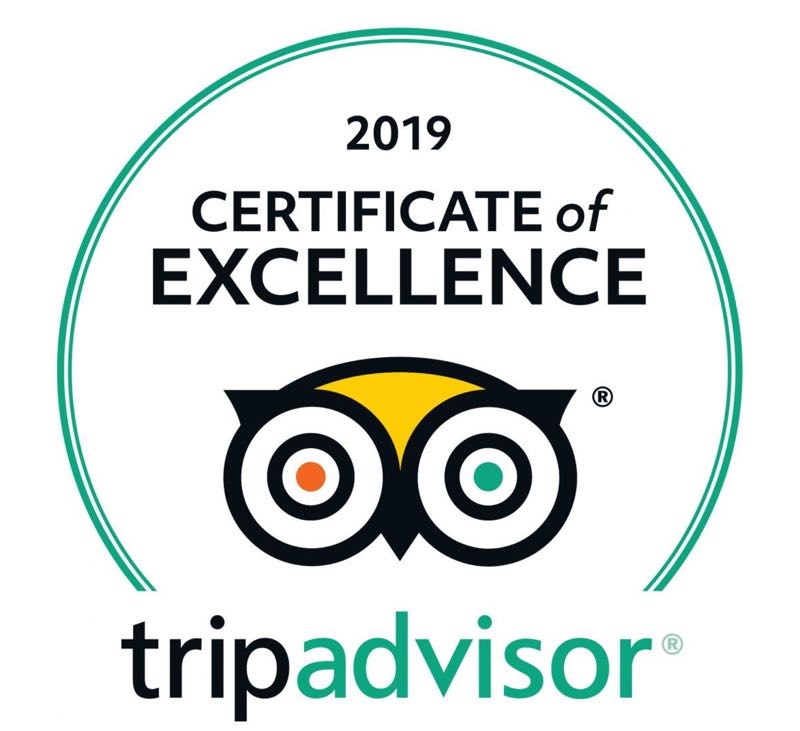 Trip-Advisor Certificate of Excellence